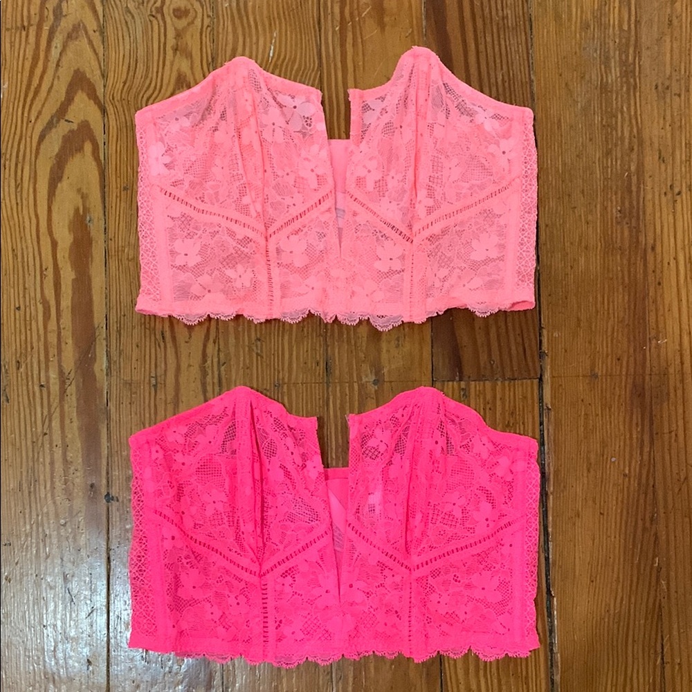 Victoria’s Secret V-Wire Lace Bralettes